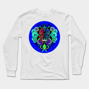 catrina in tree of life ecopop zen art Long Sleeve T-Shirt